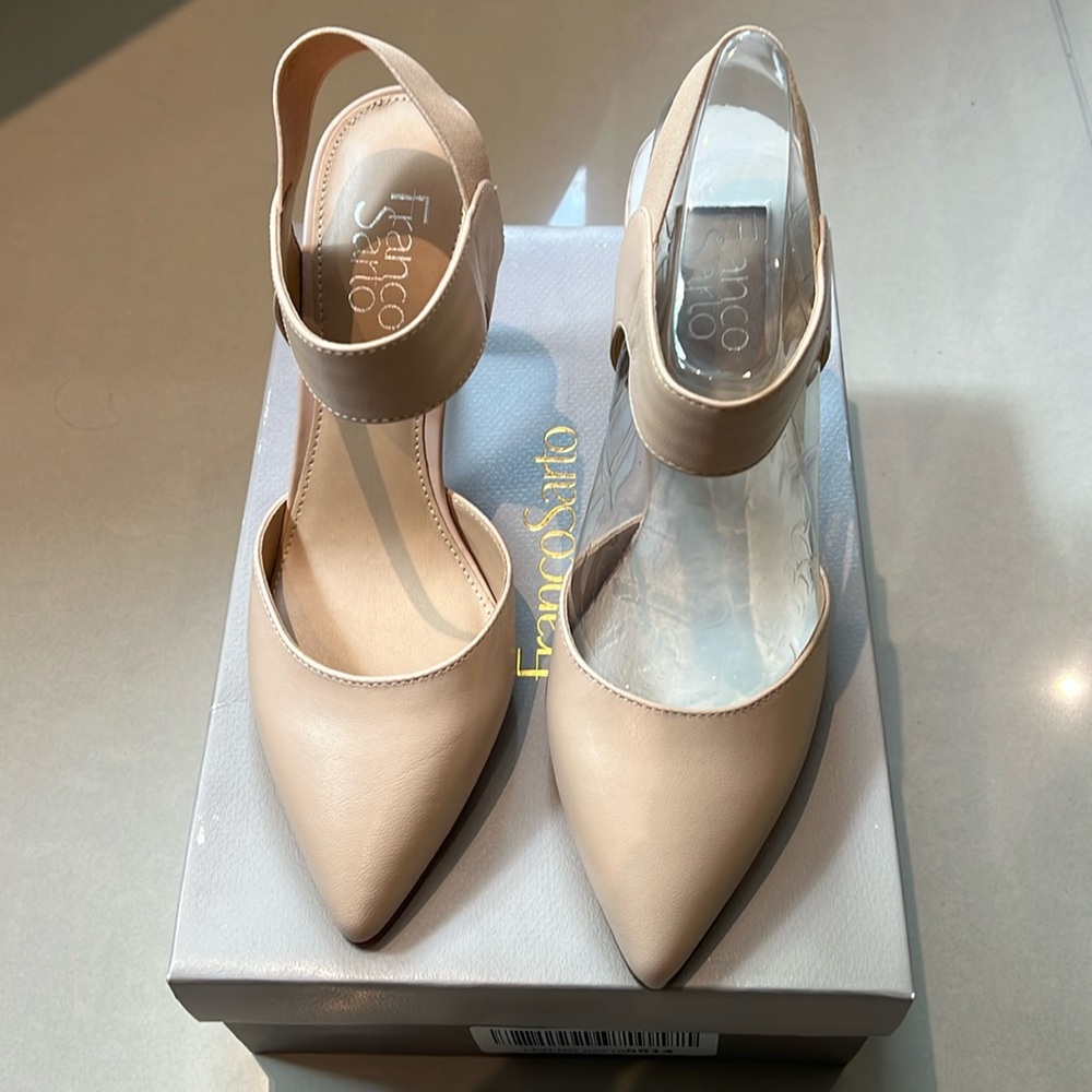 Franco Sarto Blush Sandals.  7 1/2 M.